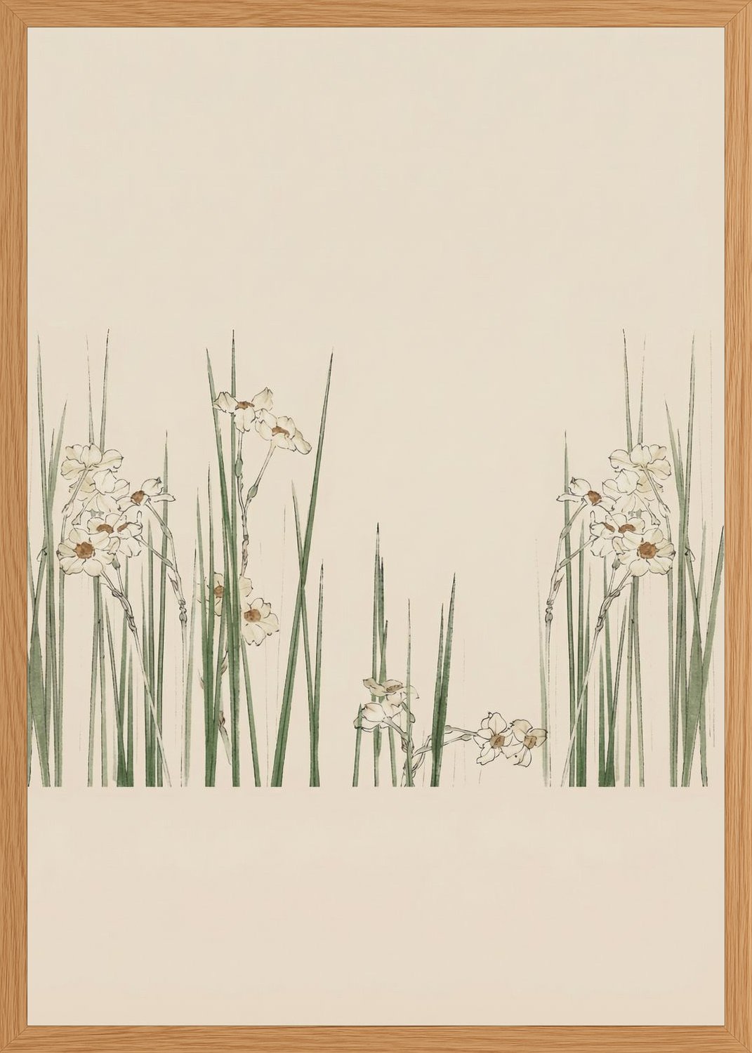 Poster in oak frame