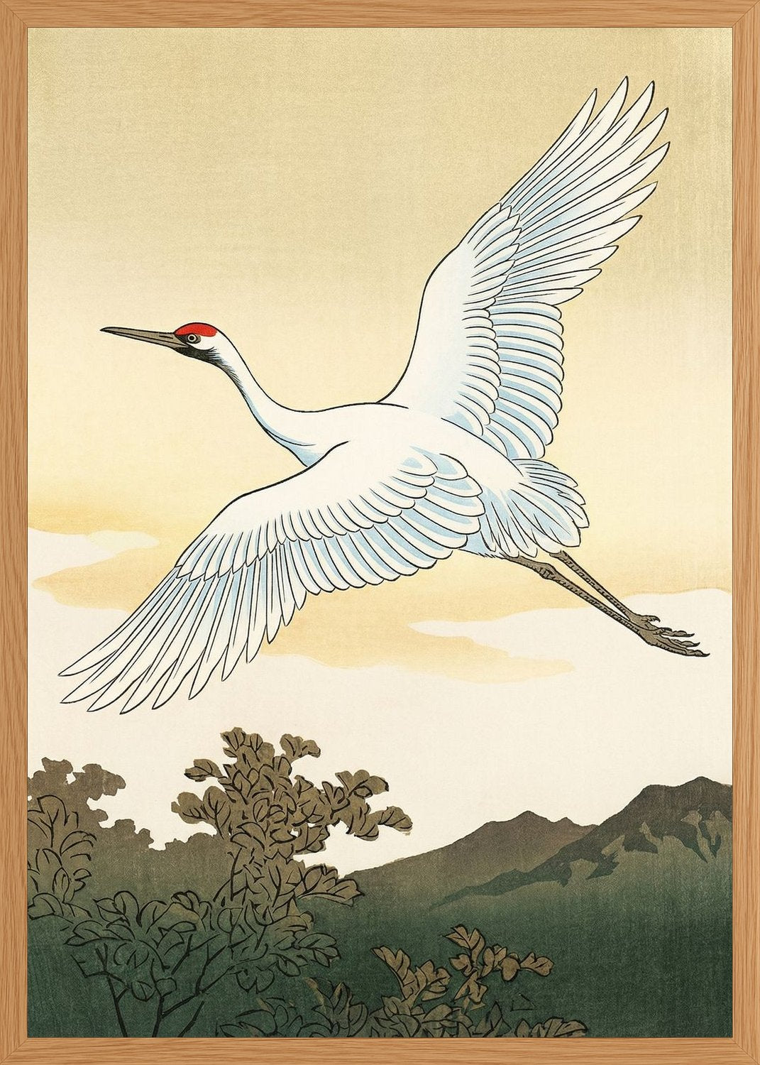 Poster in oak frame