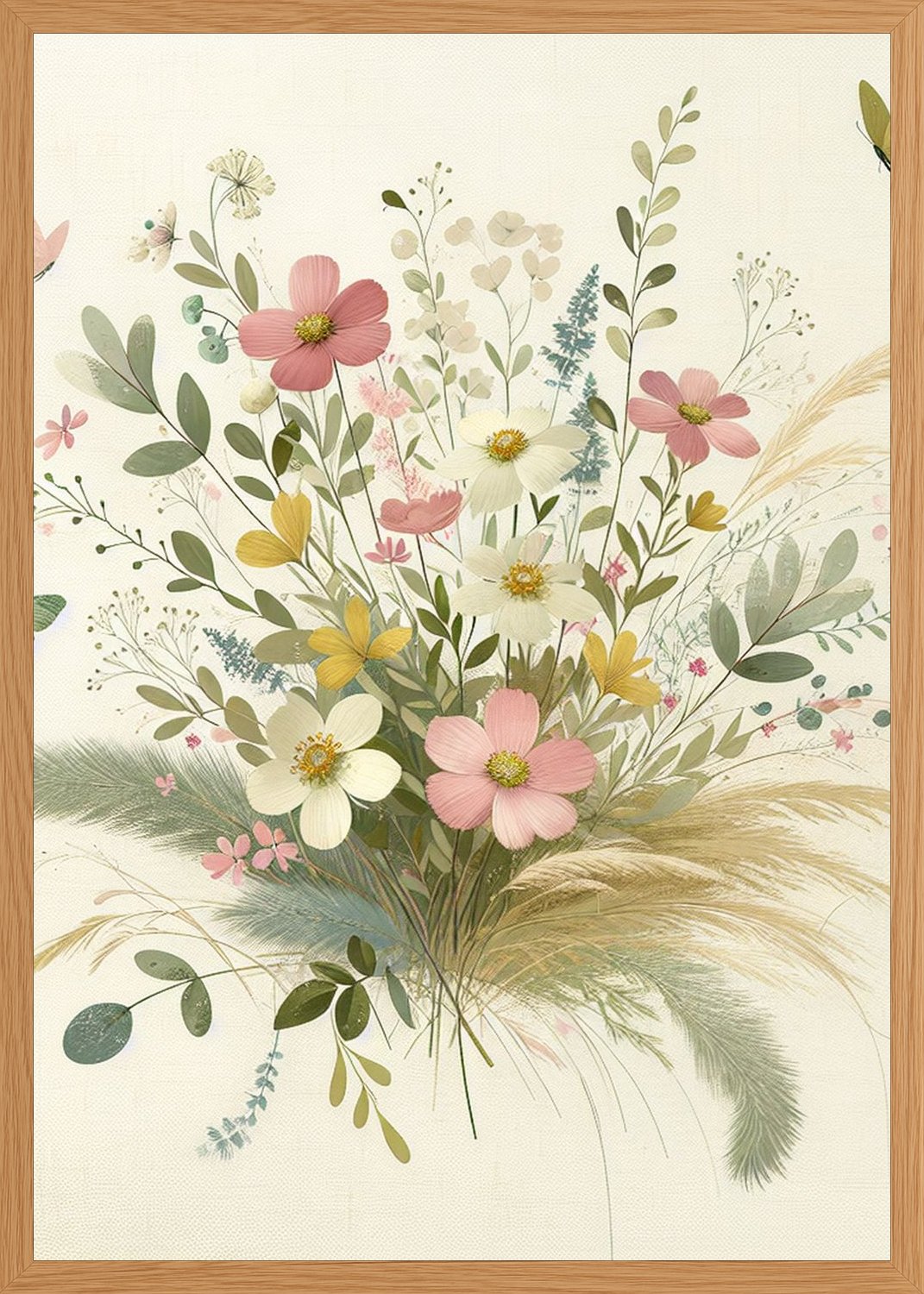 Poster in oak frame