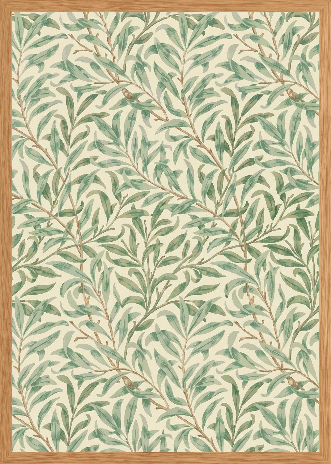 Poster in oak frame