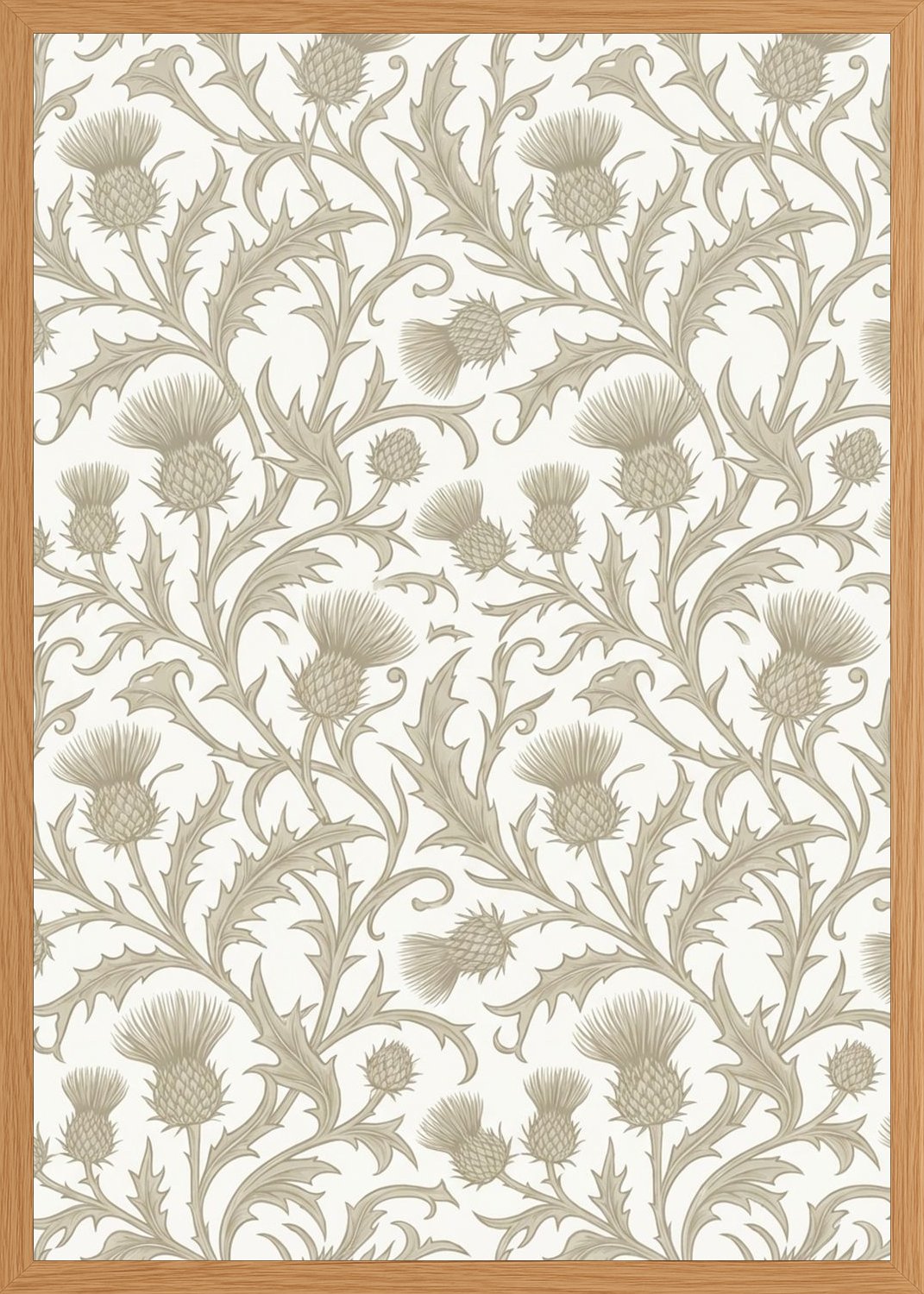 Poster in oak frame