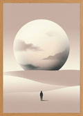 Poster in oak frame