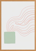 Poster in oak frame