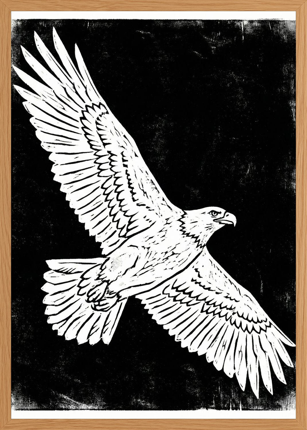 Poster in oak frame