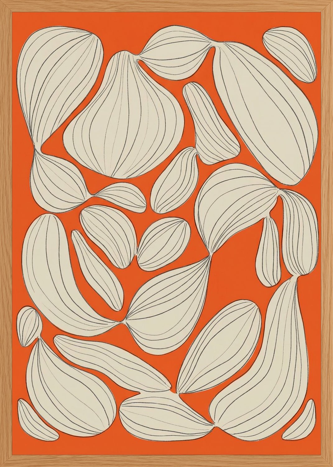 Poster in oak frame