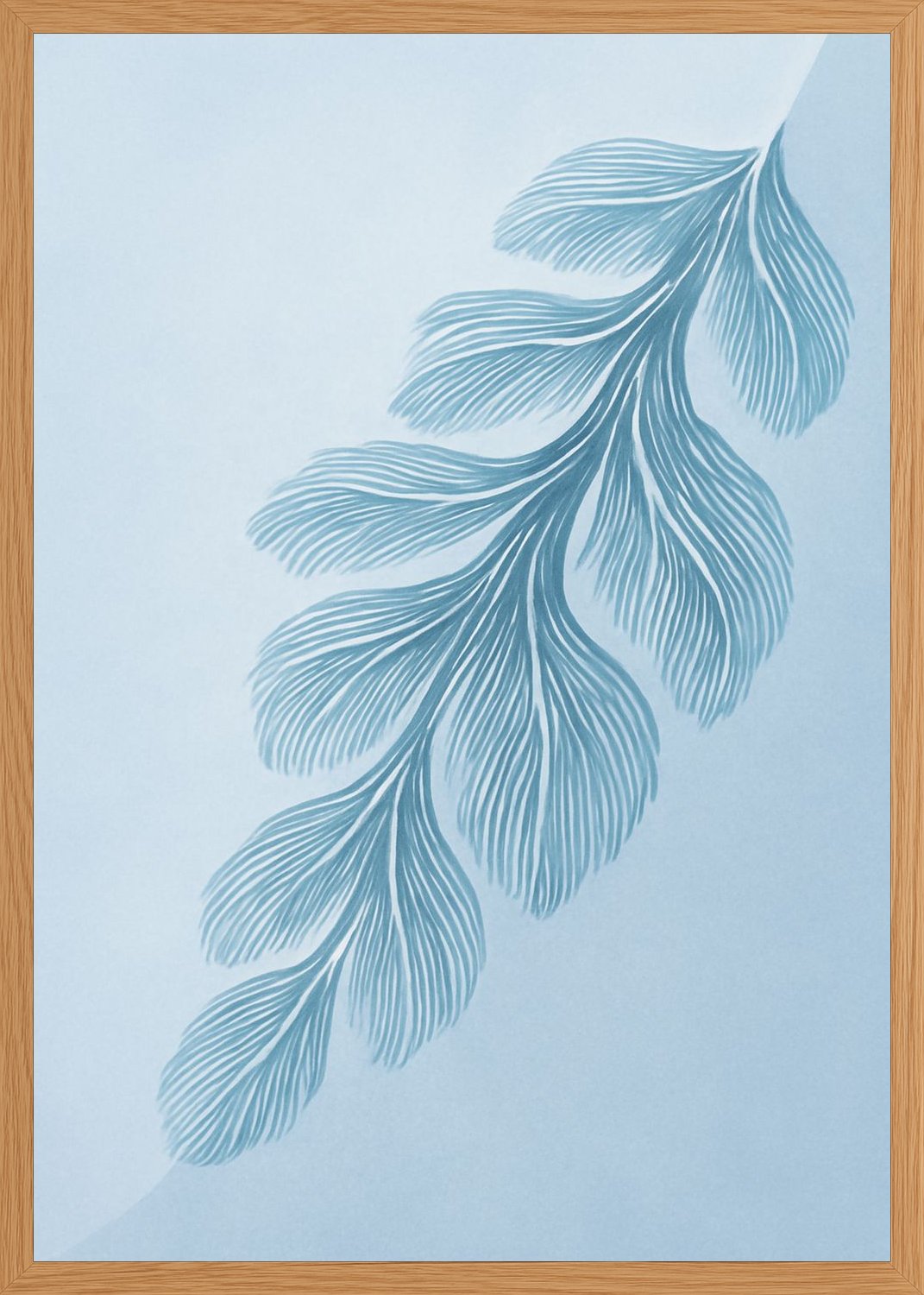 Poster in oak frame