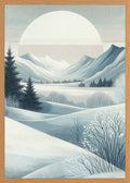 Poster in oak frame