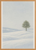 Poster in oak frame