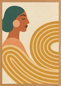 Poster in oak frame