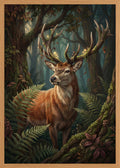 Poster in oak frame