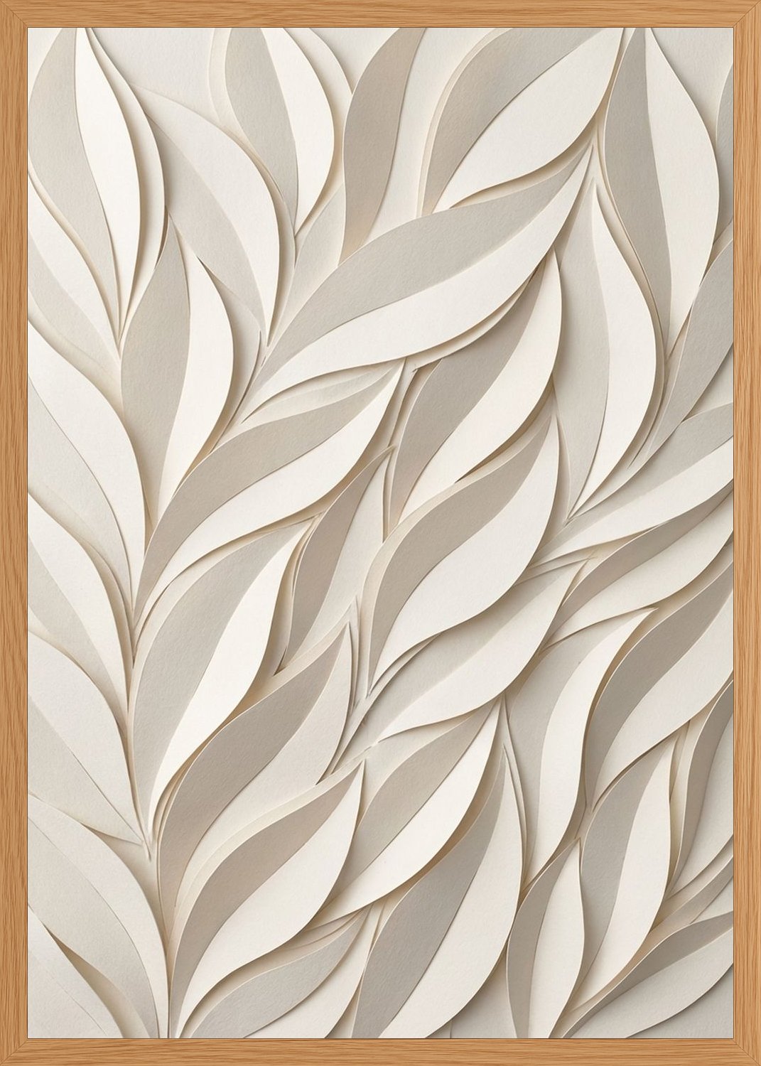 Poster in oak frame