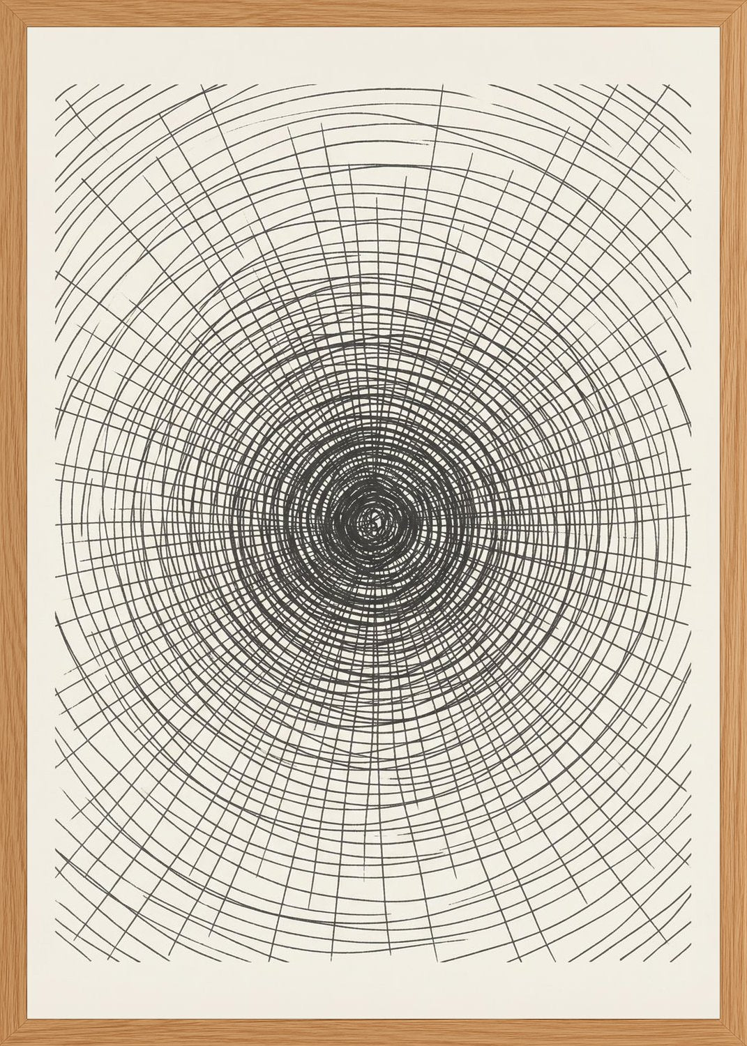 Poster in oak frame