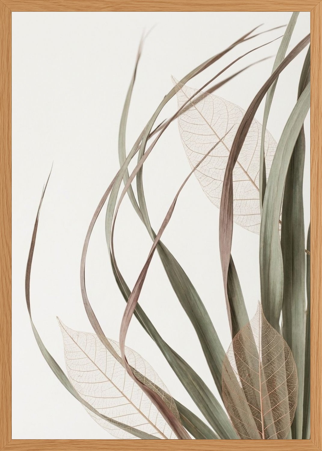 Poster in oak frame