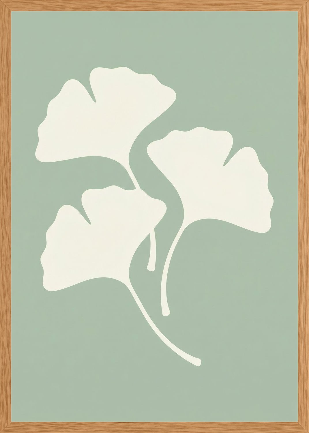 Poster in oak frame