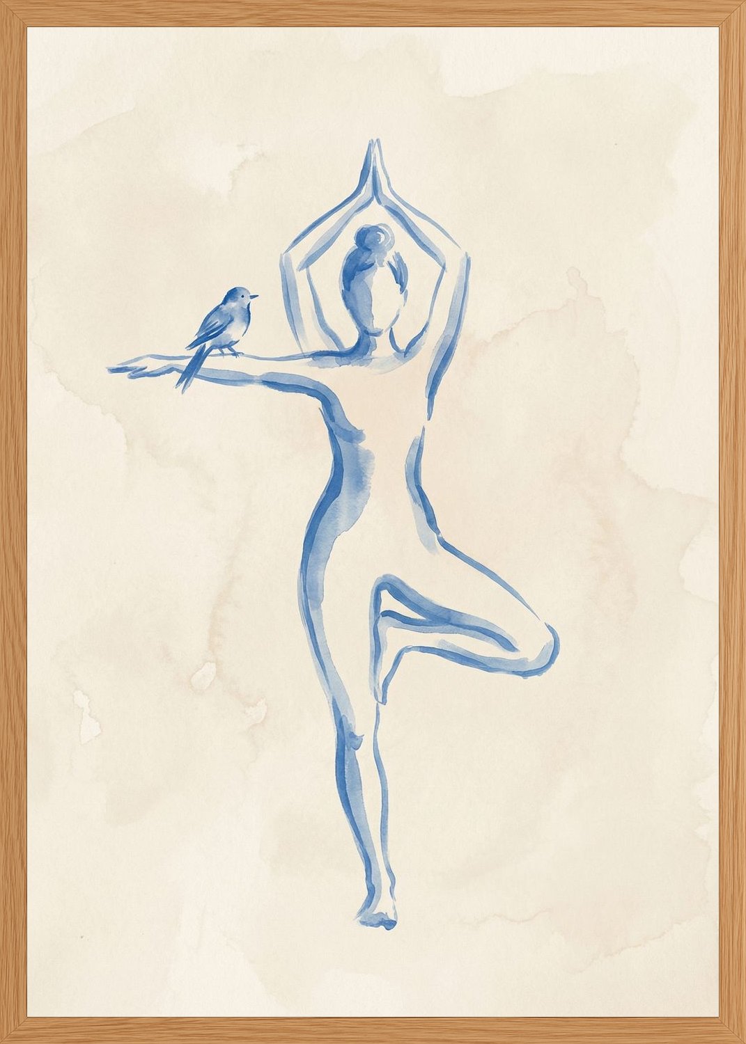 Poster in oak frame