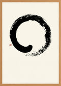 Poster in oak frame
