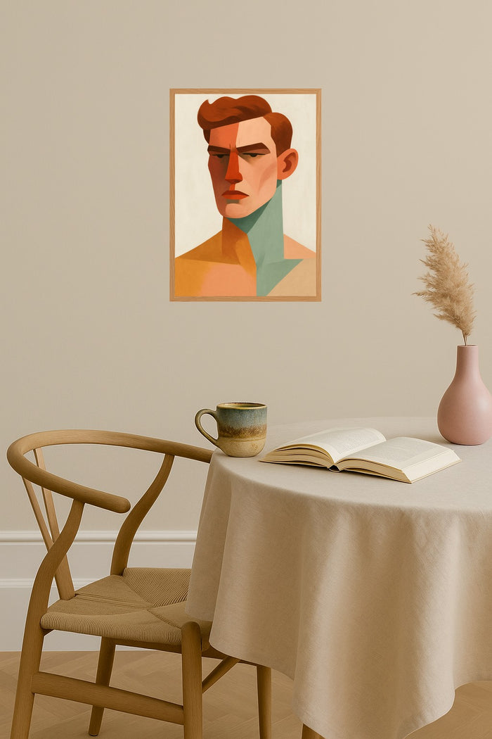 Poster mockup - Single poster in Nordic interior