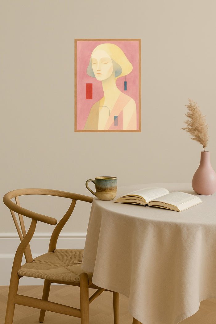 Poster mockup - Single poster in Nordic interior