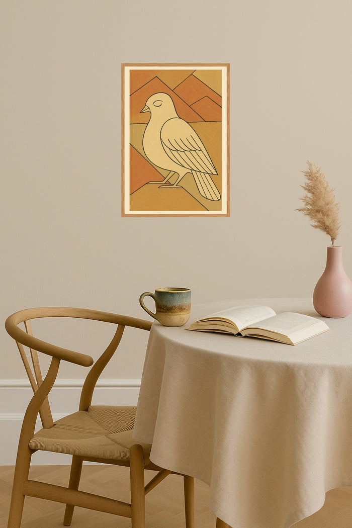 Poster mockup - Single poster in Nordic interior