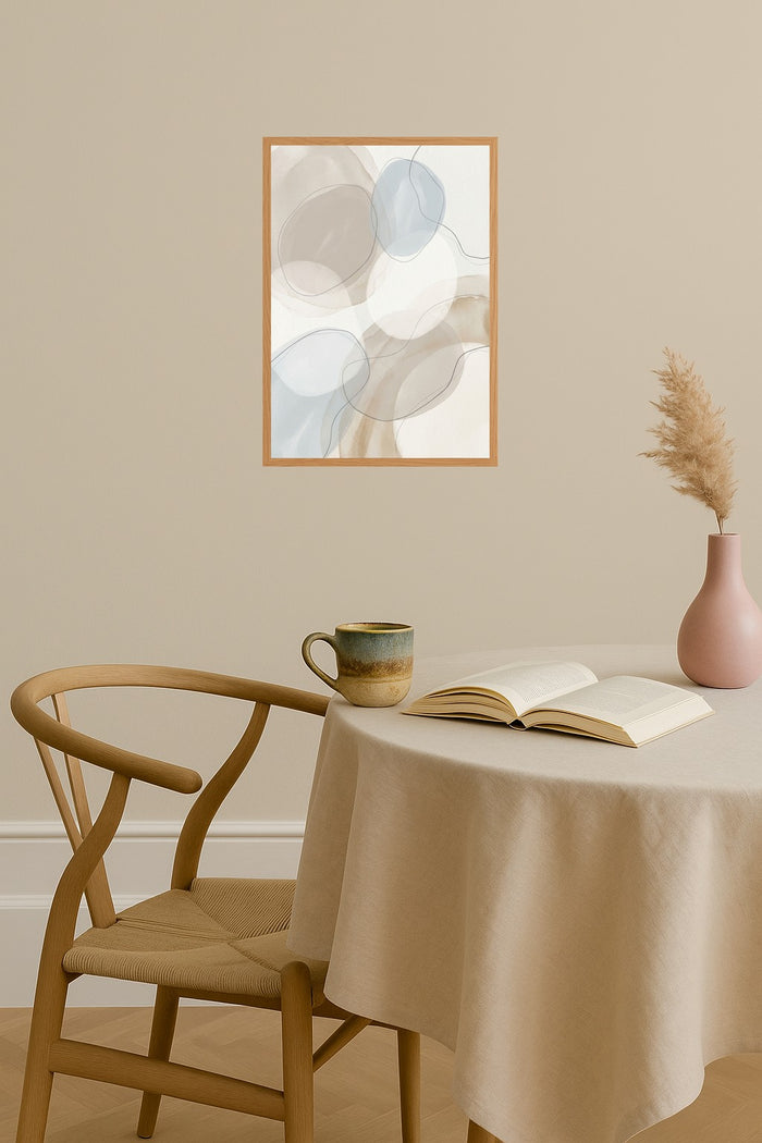 Poster mockup - Single poster in Nordic interior