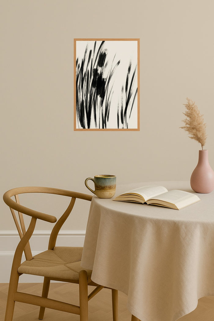 Poster mockup - Single poster in Nordic interior