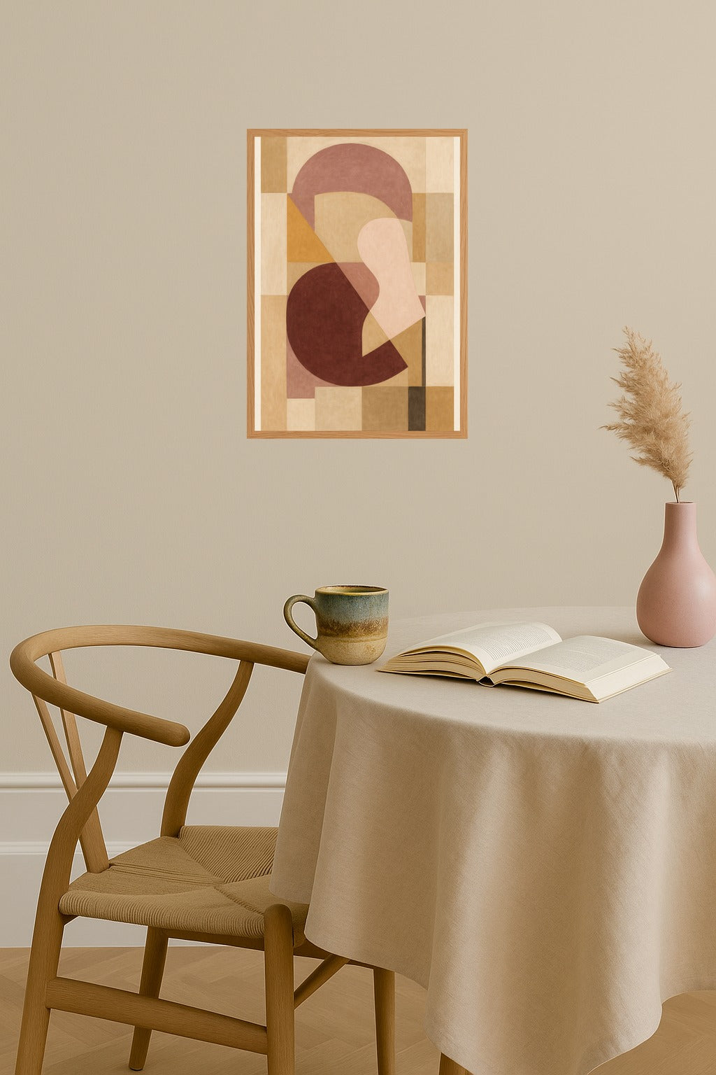 Poster mockup - Single poster in Nordic interior