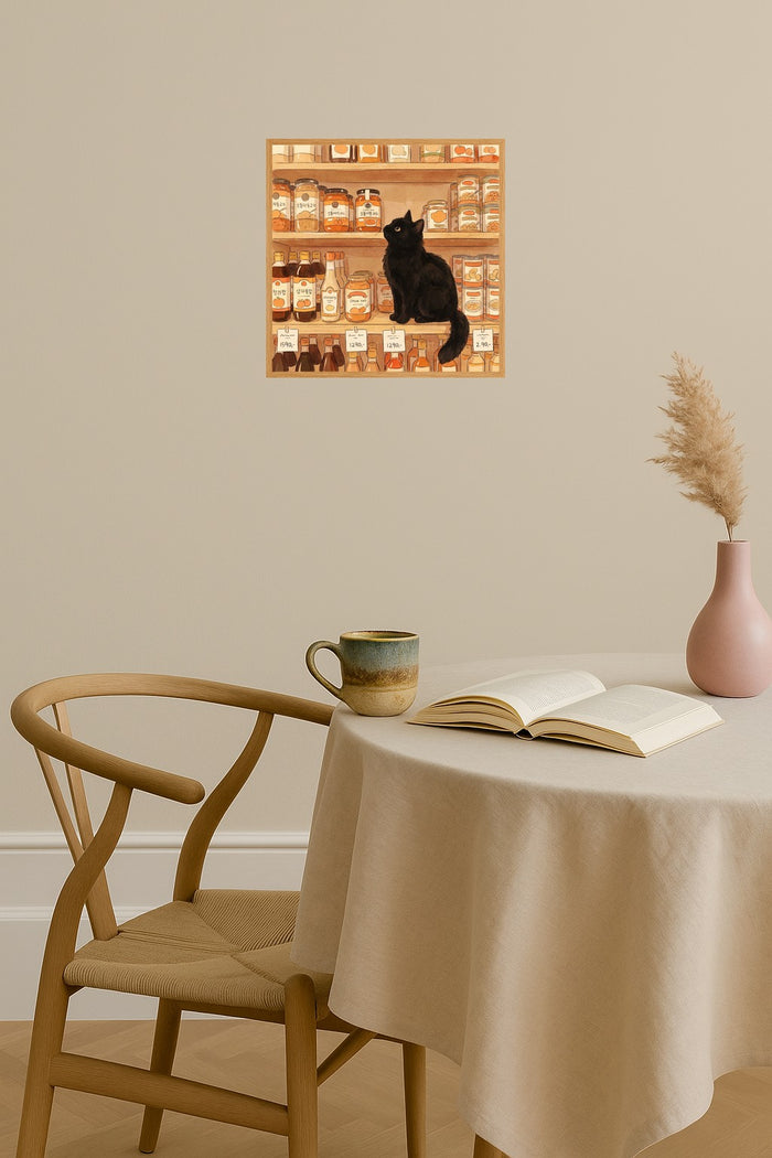 Poster mockup - Single poster in Nordic interior