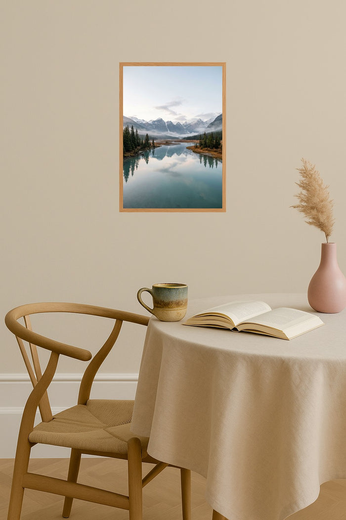 Poster mockup - Single poster in Nordic interior