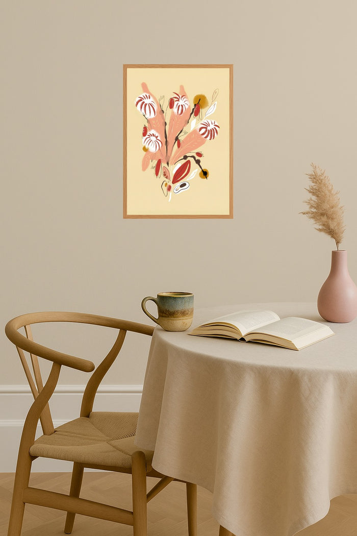 Poster mockup - Single poster in Nordic interior