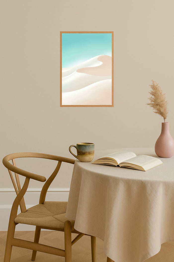 Poster mockup - Single poster in Nordic interior