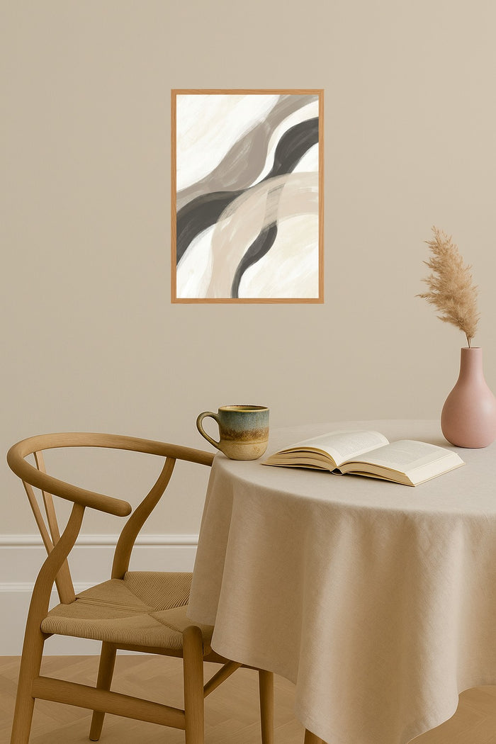 Poster mockup - Single poster in Nordic interior