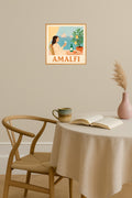 Poster mockup - Single poster in Nordic interior