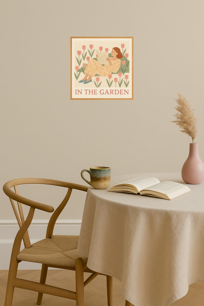 Poster mockup - Single poster in Nordic interior