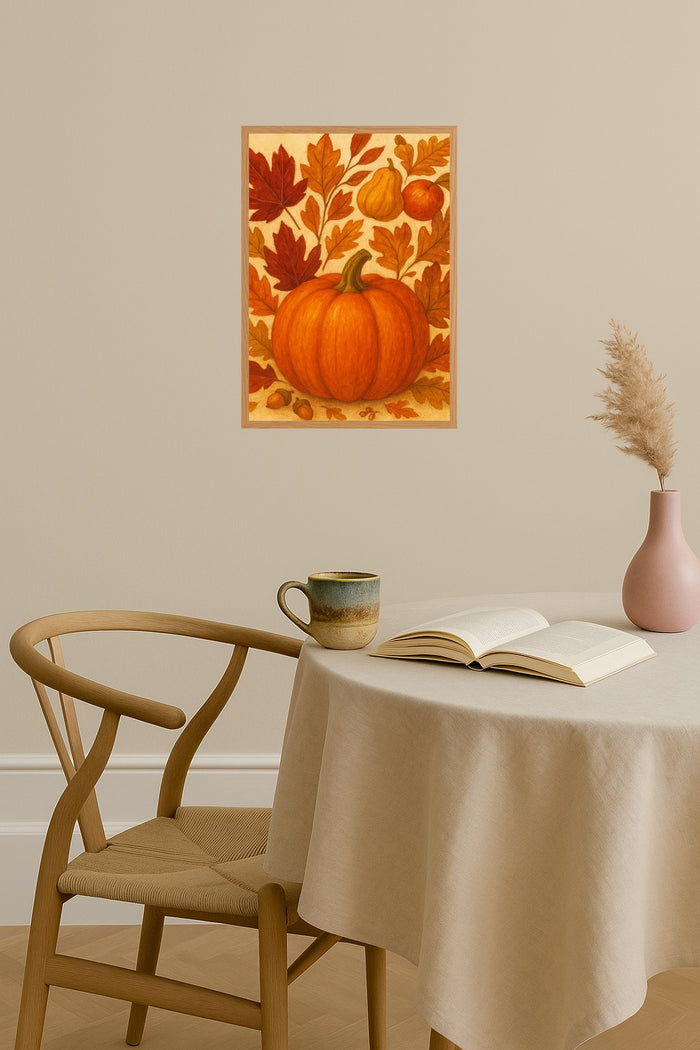 Poster mockup - Single poster in Nordic interior