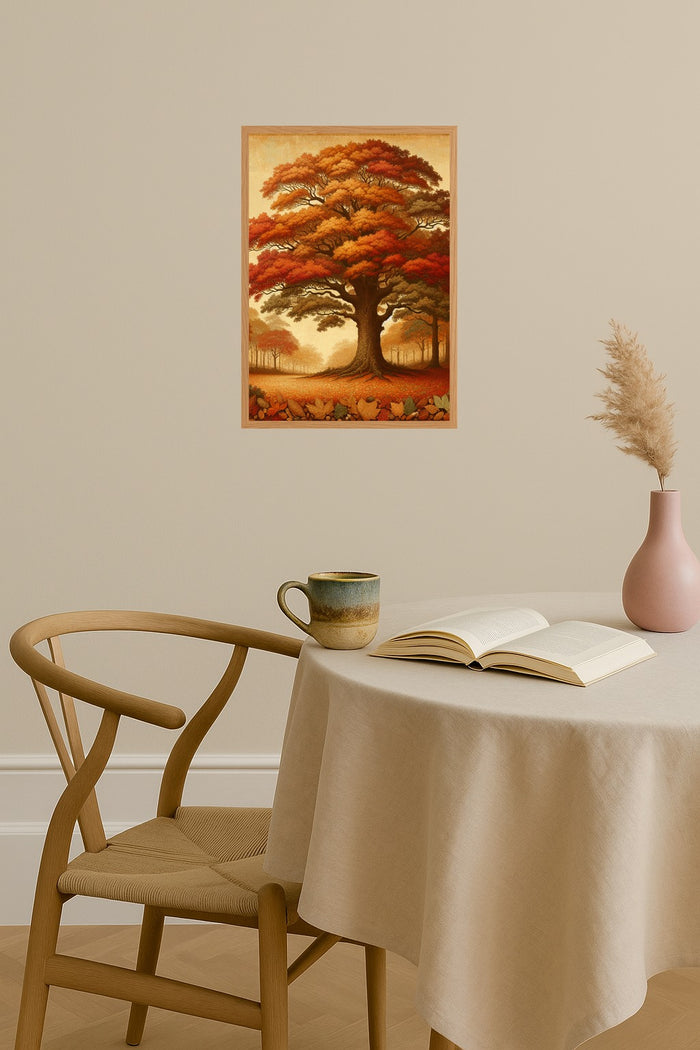 Poster mockup - Single poster in Nordic interior