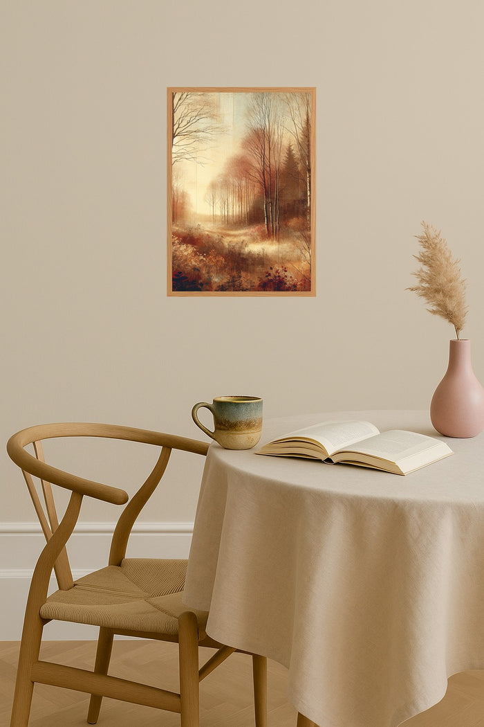 Poster mockup - Single poster in Nordic interior