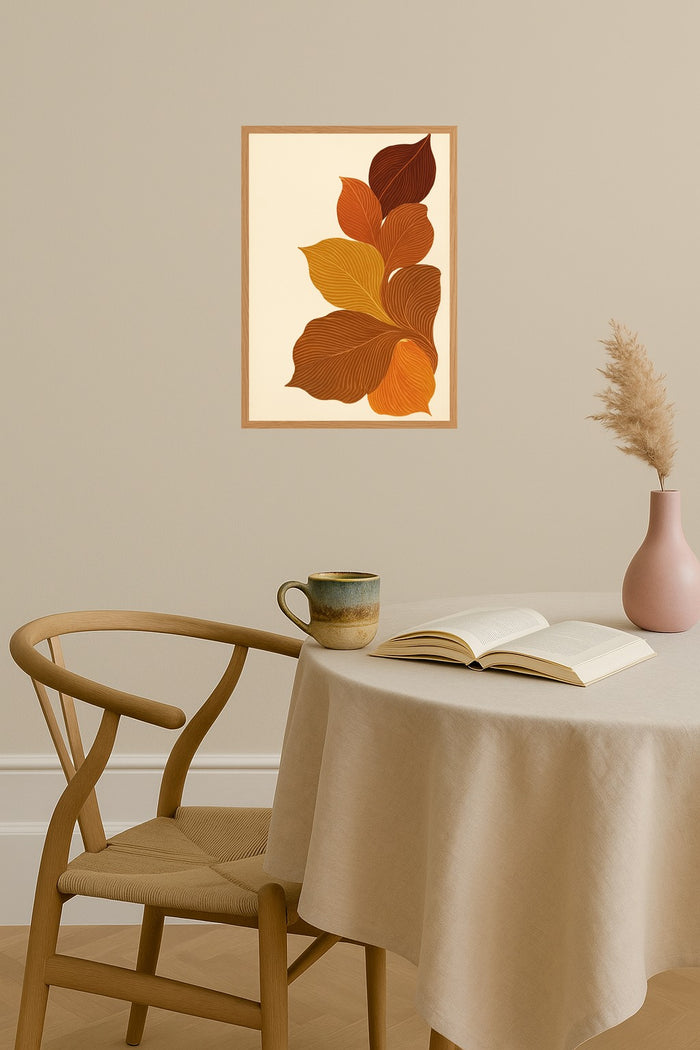 Poster mockup - Single poster in Nordic interior
