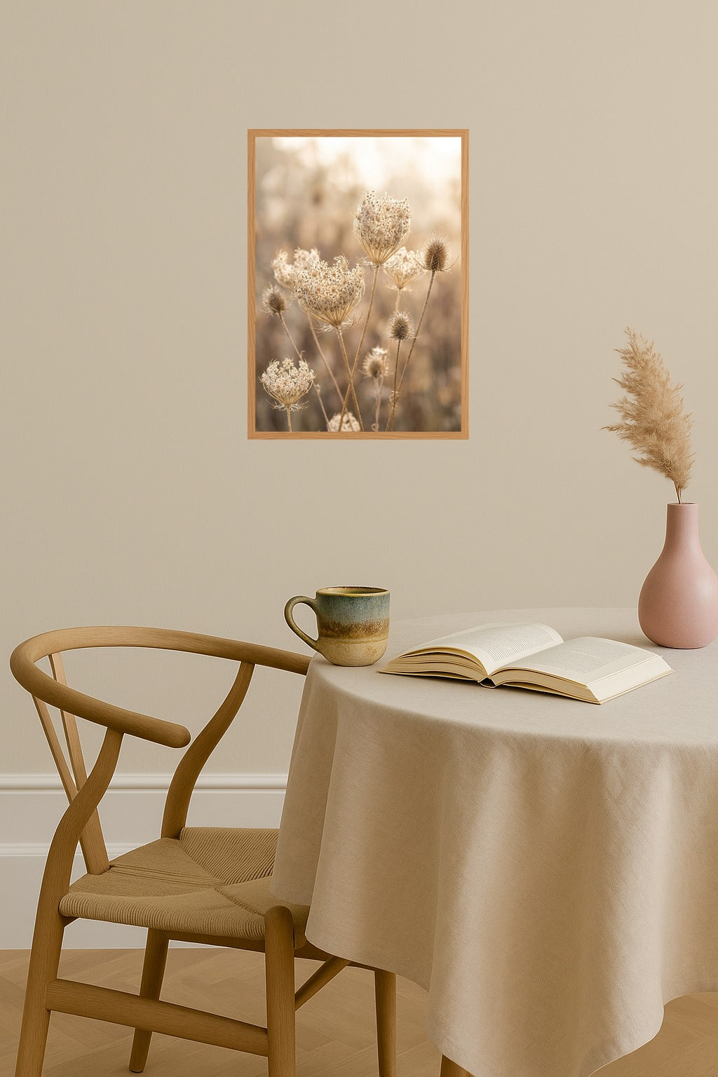 Poster mockup - Single poster in Nordic interior