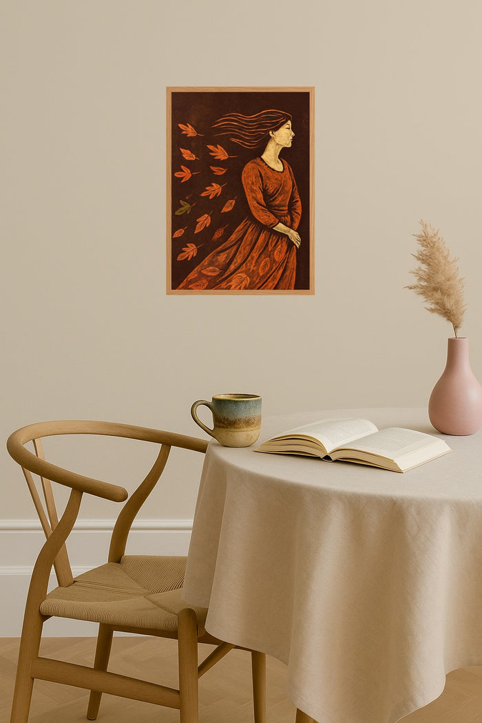 Poster mockup - Single poster in Nordic interior