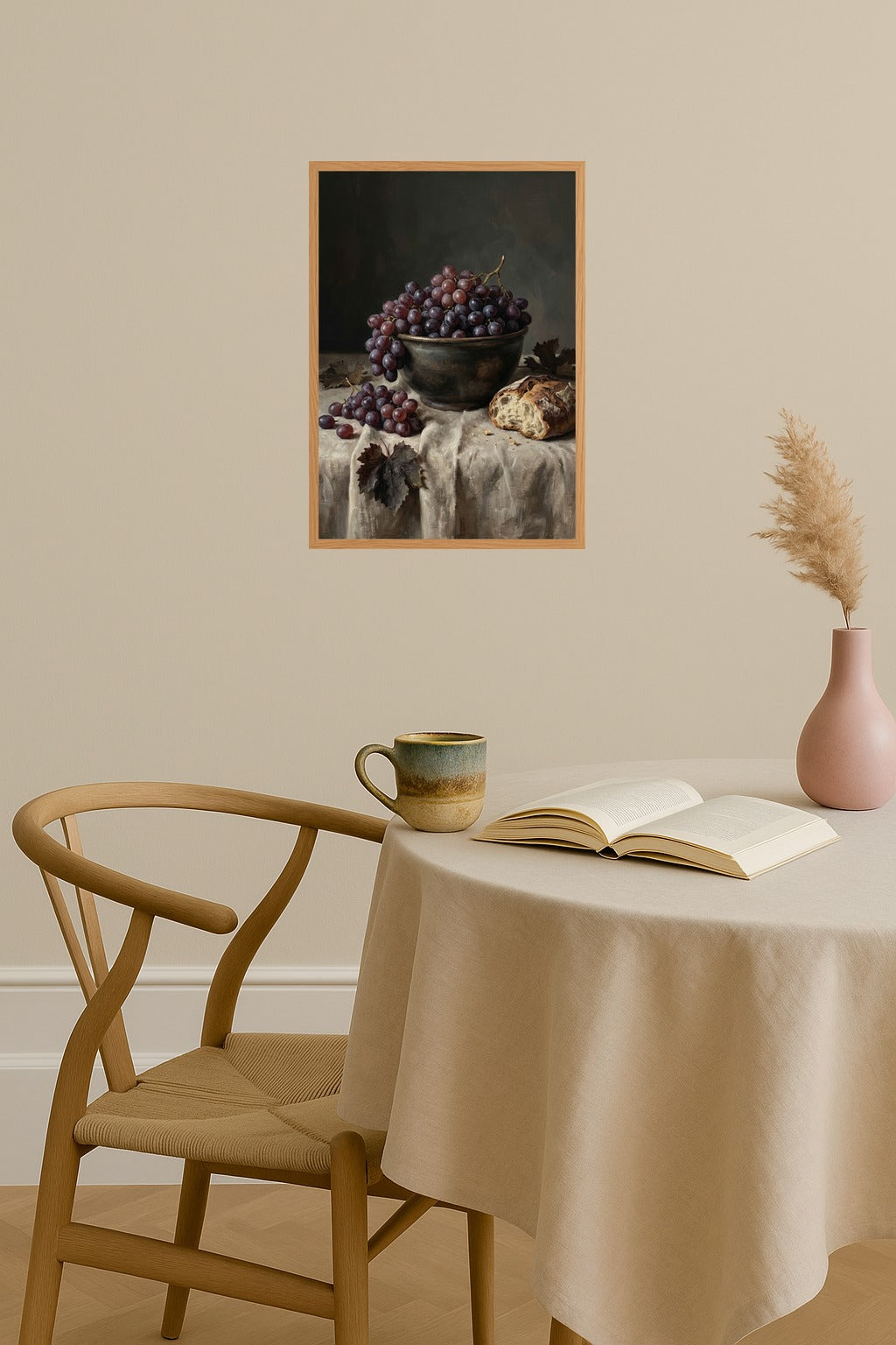 Poster mockup - Single poster in Nordic interior