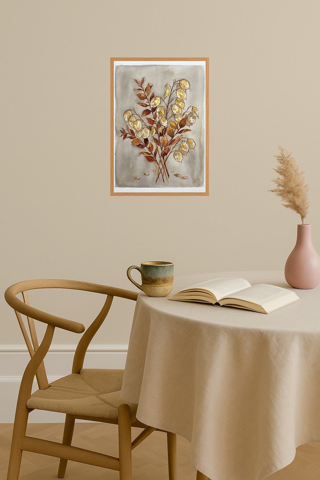 Poster mockup - Single poster in Nordic interior