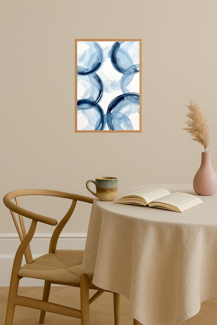 Poster mockup - Single poster in Nordic interior