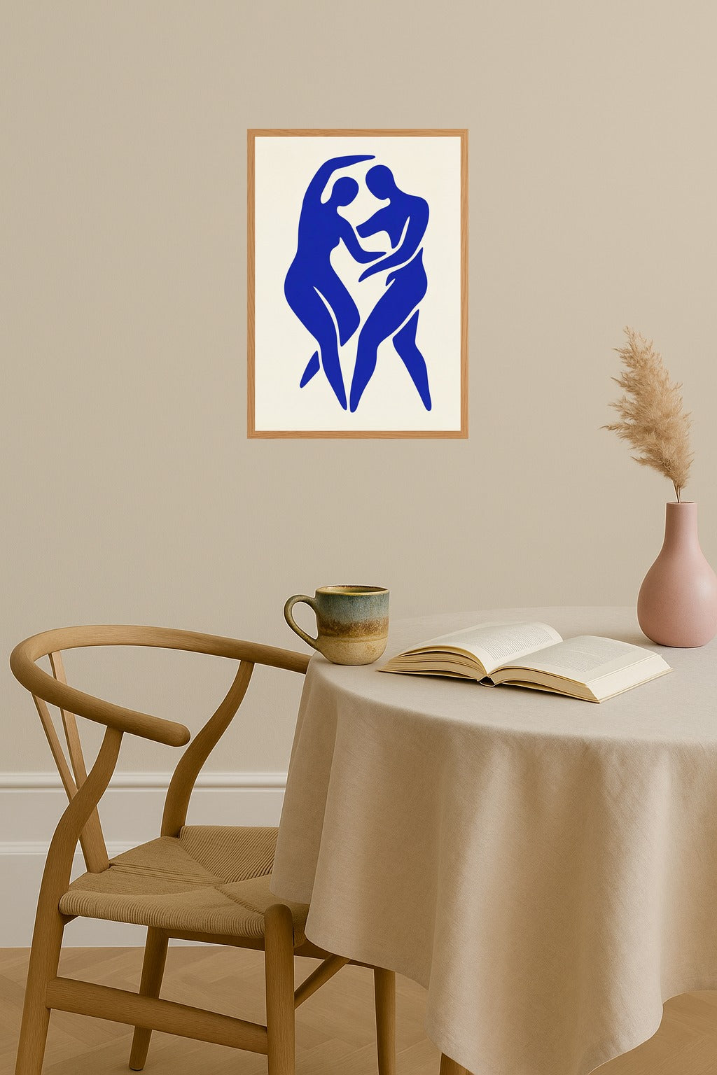 Poster mockup - Single poster in Nordic interior