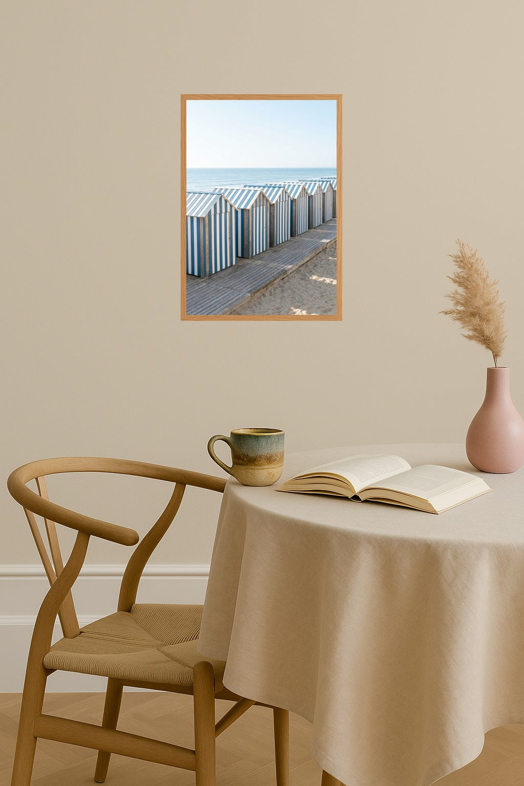 Poster mockup - Single poster in Nordic interior