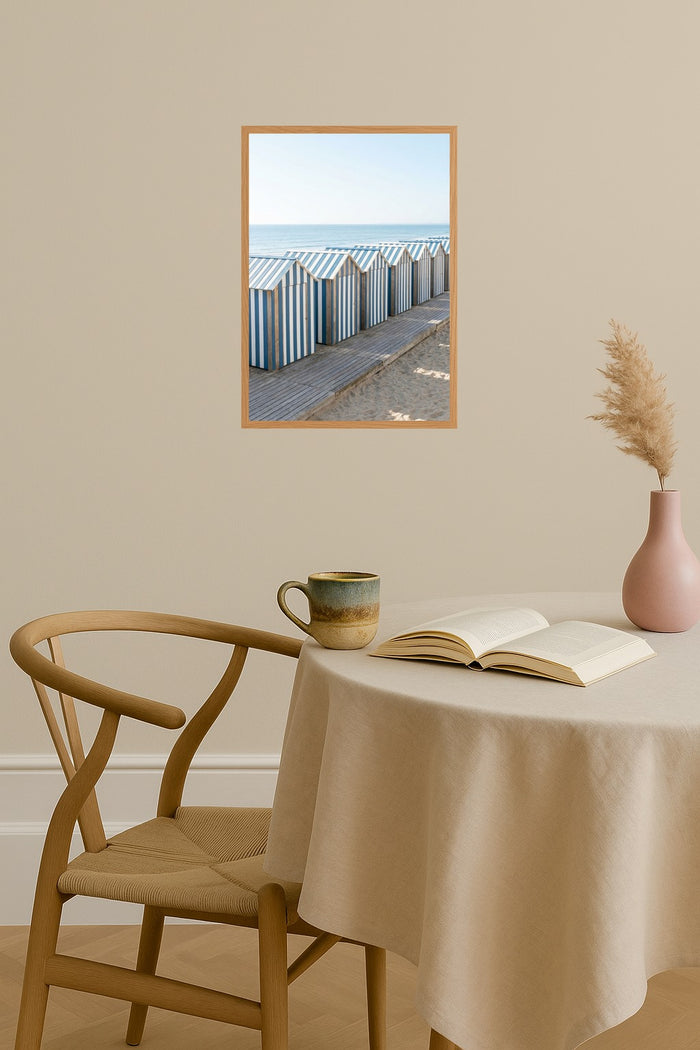 Poster mockup - Single poster in Nordic interior
