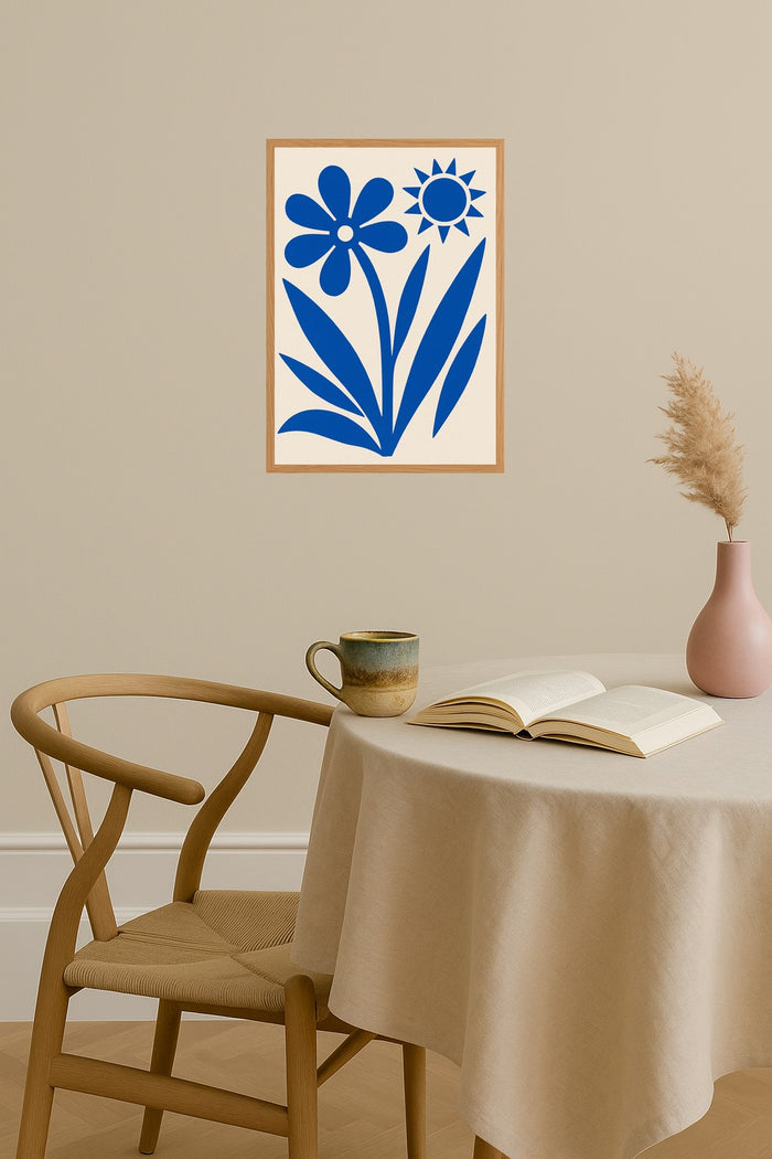 Poster mockup - Single poster in Nordic interior