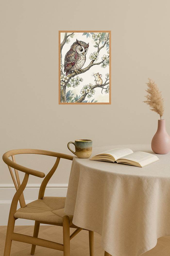 Poster mockup - Single poster in Nordic interior