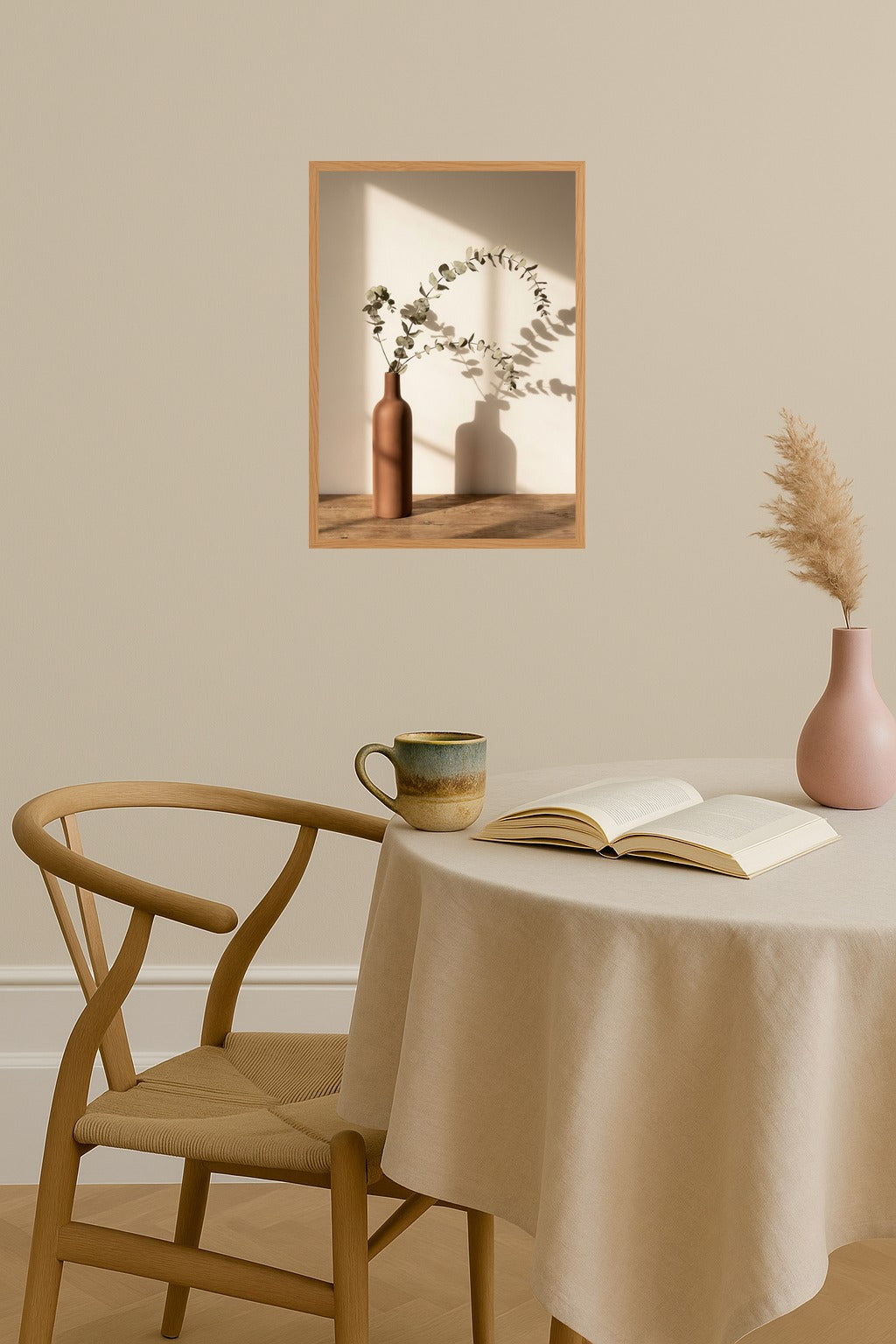 Poster mockup - Single poster in Nordic interior