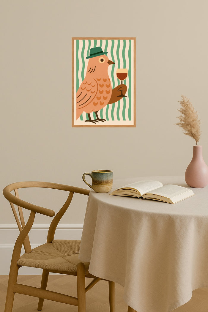 Poster mockup - Single poster in Nordic interior