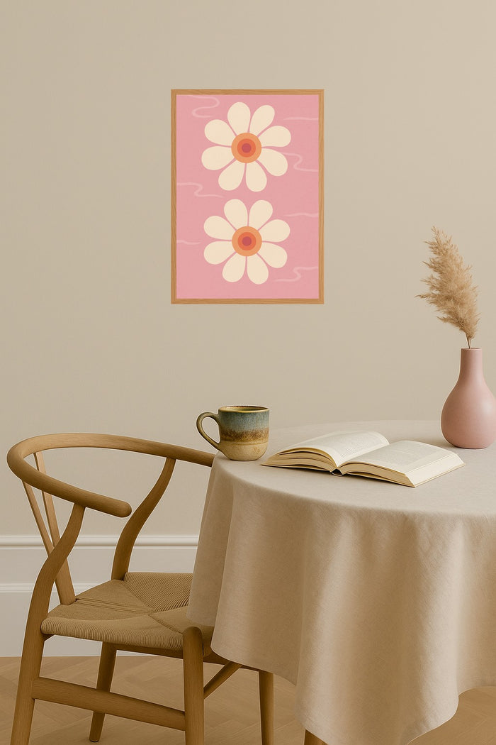 Poster mockup - Single poster in Nordic interior